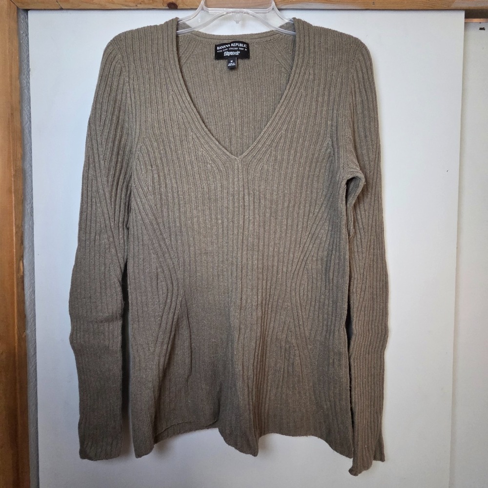 Banana Republic Filpucci Women's Sweater Merino Wool Cashmere Size M Cozy Warm